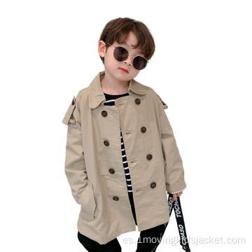 Chaqueta cortavientos informal para niños